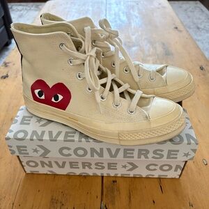 Comme Des Garçons x Converse Play High-Tops Limited Edition VGUC US 6 / 8